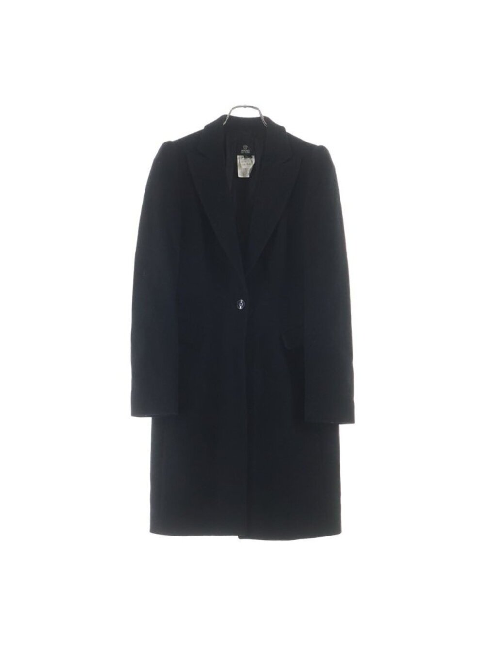 Versace Jeans Couture Wool Coat Black